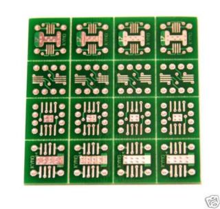 SMT to DIP Adaptors 16 Converters SMD SOIC TSOP MSOP Chip Carrier
