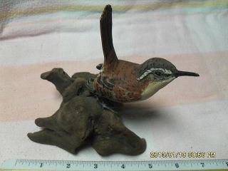 Nicely Painted Small Size Wood Carved Quail by Lew Allen 1978 78vNice