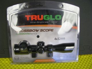 TruGlo 4x32 Crossbow Scope with Illuminated Reticle TG8504B3L