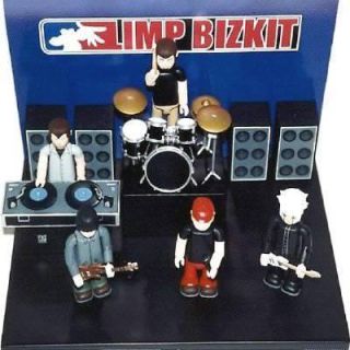Limp Bizkit Figure Stage Set w Drum Kit Guitars Loudspeakers DJ set