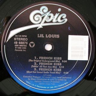 Lil Louis French Kiss 12 New Vinyl Epic Classic House