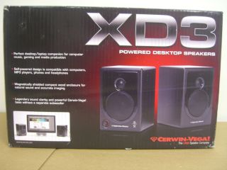 Cerwin Vega 2 0 Powered Desktop Speaker 2 Piece Cerwin Vega XD3 NA