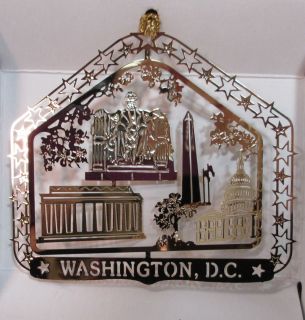 Ornament Lincoln Capitol Buildings More DC City States
