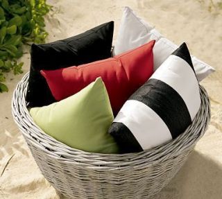Sunbrella Outdoor Pillow 24x24 Stripe