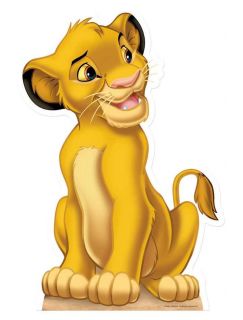Simba Disney Lion King Cub Lifesize Party Cardboard Cutout Standee