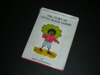 Vintage Story of Little Black Sambo Lippincott Red Cover DJHC