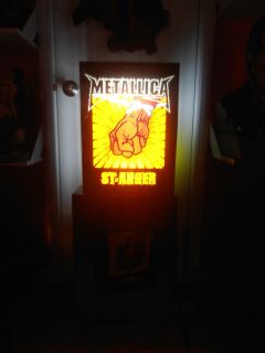 METALLICA   LAMP   LIGHT BOX   ST.ANGER   CLUB   PLASTIC/GLASS