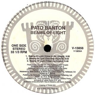 Pato Banton Beams of Light 1992 Roger s Remix Listen