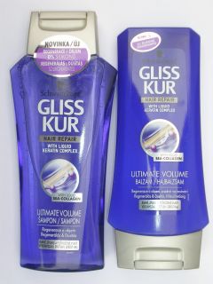  Ultimate Volume Hair Repair Shampoo Conditioner Liquid Keratin Women