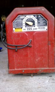 USED LINCOLN TOMBSTONE AC225S ARC STICK ROD BUZZ BOX WELDER 220V 225A