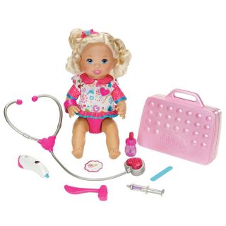 FISHER PRICE LITTLE MOMMY DOCTOR MOMMY INTERACTIVE DOLL W/ DOCTOR KIT
