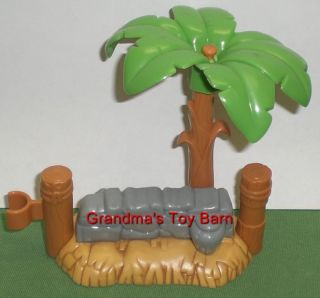 Fisher Price Little People Nativity Palm Tree Fence New