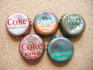 1966 Coke Caps Lloyd Voss Green Bay Packers 5 dif flavors University