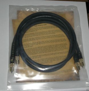 Cardas Golden Reference Interconnect 1 Meter RCA MSRP $1138