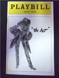 The Act Liza Minnelli 1978 Original Broadway Playbill