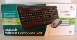 Logitech MK520 920 002553 Wireless Keyboard Mouse Unifying Receiver