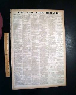 1888 Newspaper Hatfields McCoys Feud Hillbilly War Battle of Grapevine