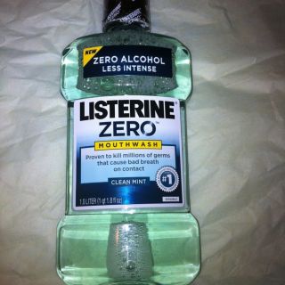 Listerine Zero Mouthwash Clean Mint 33 8 FL oz 1 L