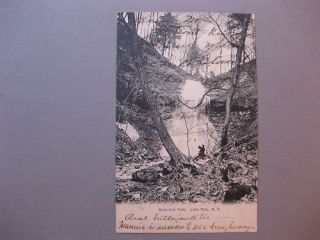 Buttermilk Falls Little Falls NY 1906 Postcard