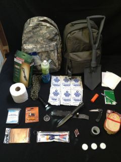 ZOMBIE Survival Kit ( Apocalypse Doomsday BUG OUT BAG 1st Aid Natural