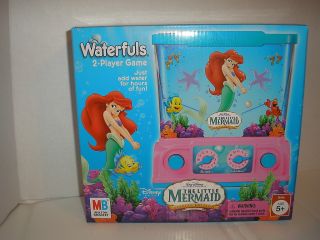 Disney The Little Mermaid Milton Bradley Waterfuls 2 Player Game New