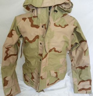 Tex Parka Jacket Desert Camouflage Large Long Military Valley Apparel