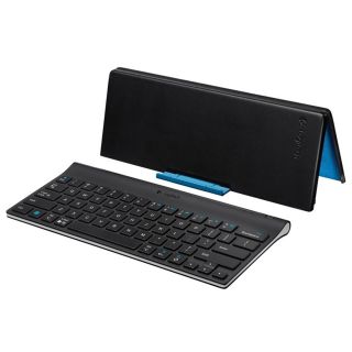 Logitech Tablet Keyboard Portable Bluetooth Wireless Keyboard w/ Case