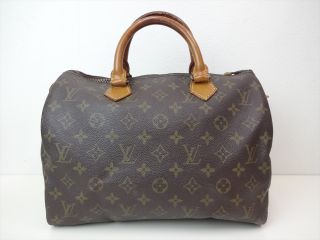 Authentic Used Louis Vuitton Handbag Speedy 30 Monogram ID 87
