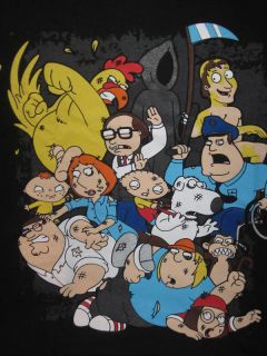 Family Guy Brian Stewie Peter Lois Griffin Shirt XXL