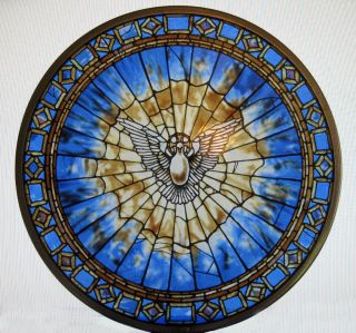 Glassmasters Holy Spirit Stained Glass by Louis Comfort Tiffany