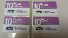 THREE Lowes 10 OFF HOME IMPROVEMENT CREDIT CARD SIZE Coupons Exp 2 15