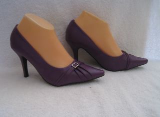 Purple Women Dress Heels Pumps Shoes Size 5 10