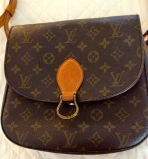 Vintage Original Authentic Louis Vuitton Monogram Saddle Bag Purse