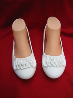 Flat Lady Shoes Via Pinky White US Size 5 10