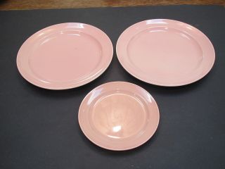 Vintage Luray Pastel Sharon Pink 2 9 Dinner Plates 1 6 1 4 B B Plate