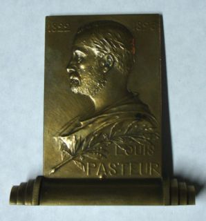 Interesting Louis Pasteur G PrudHome Medicine Medal