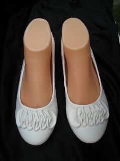 Flat Lady Shoes Via Pinky White US Size 5 10