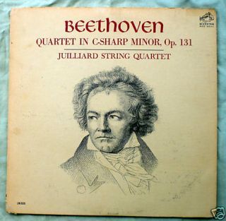 Beethoven JUILLIARD Quartet Shaded Dog LM 2626 EXC