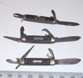 Vintage Camp Pocket Knife Folding Knives CAMPBUDDY CAMP KNIFE FOREST