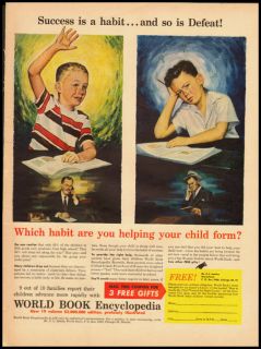 1950 Vintage Ad for World Book Encyclopedia 122611