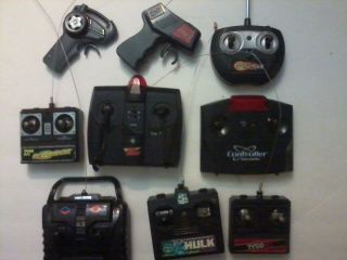 Lot of Tyco, Air Hogs, TMH Flexpak Charger and More.   Car RC Remote