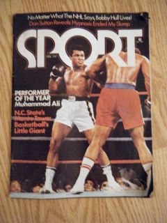 Vintage Sport Magazine Feb 1974 Boxer Muhammed Ali