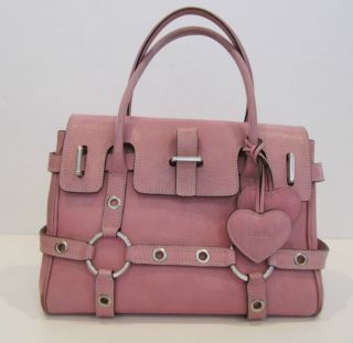 Authentic Luella Baby Giselle Light Pink Medium Handbag Tote Purse Bag