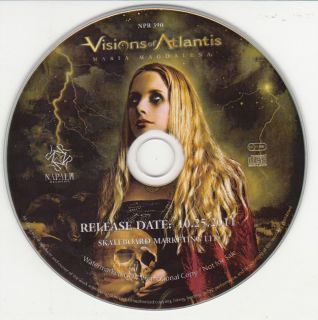 Visions of Atlantis Maria Magdalena RARE Water Marked Promotional CD