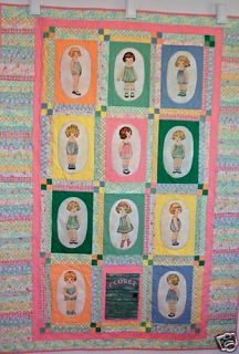 WINDHAM FABRICS MAKE THIS PAPER DOLL QUILT WITH CLOSET FOR DRESSES