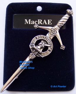 MacRae Clan Crest Kilt Pin Scotland Scottish