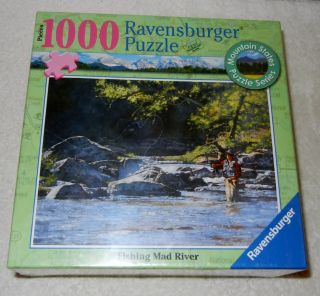Puzzle 1000 Piece Fishing Mad River Mountain States Series