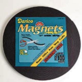 Flexible Magnet Strip w Adhesive Back 100ft Magnetic Tape Coil