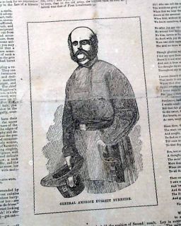 1862 Confederate Illustrated Newspaper General JOHN BANKHEAD MAGRUDER