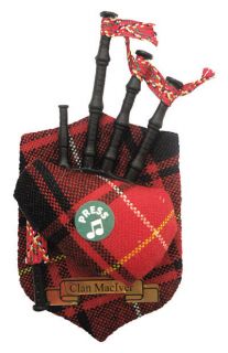 Great Gift Scotland Tartan Musical Clan Magnet Bagpipes Maciver